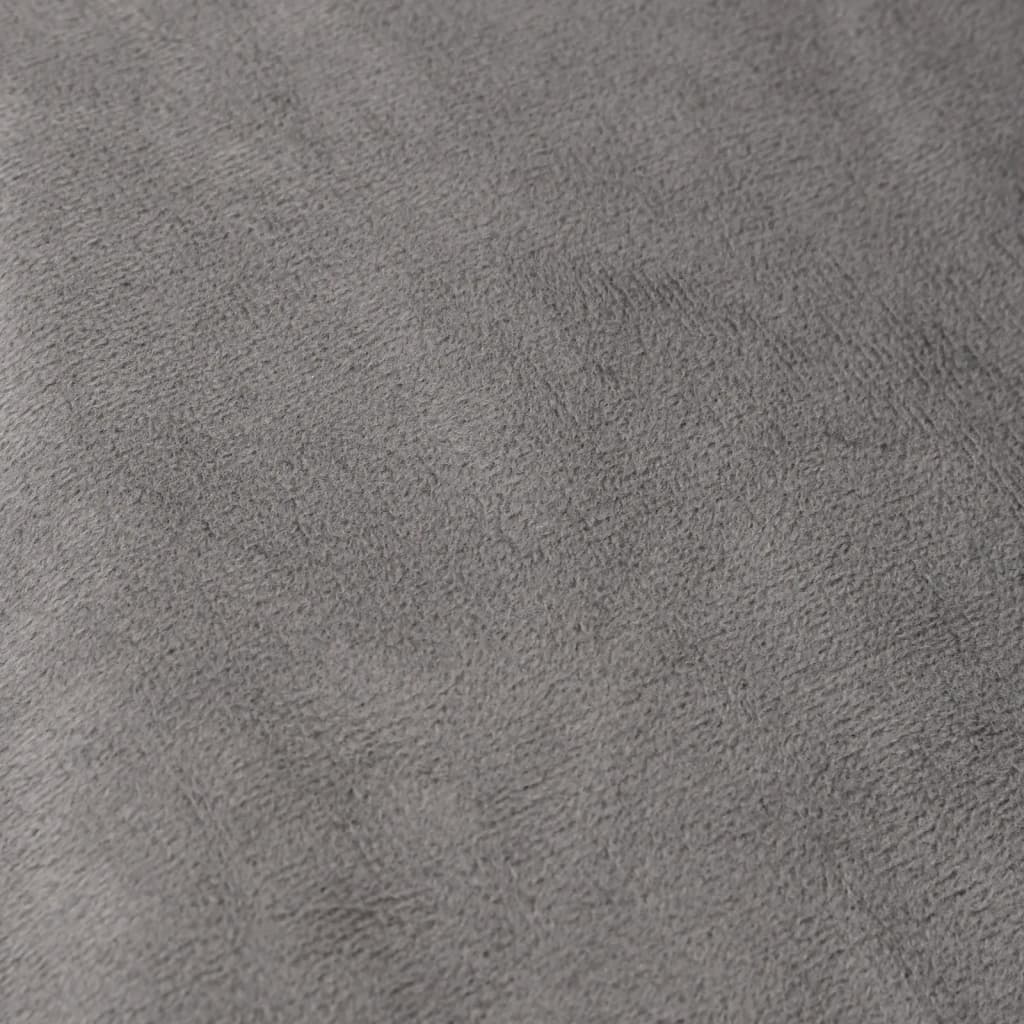 Coperta Ponderata con Copertura Grigia 138x200 cm 6 kg Tessuto