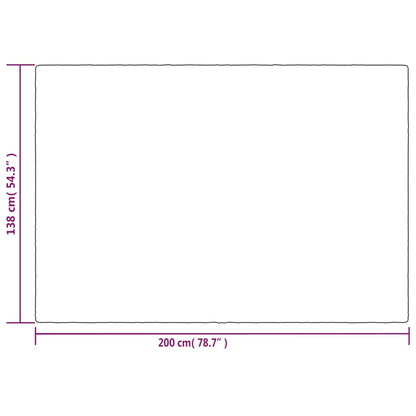 Coperta Ponderata con Copertura Grigia 138x200 cm 6 kg Tessuto