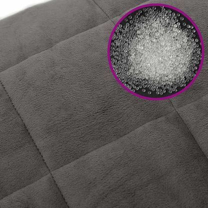 Coperta Ponderata con Copertura Grigia 150x200 cm 7 kg Tessuto | homemem39