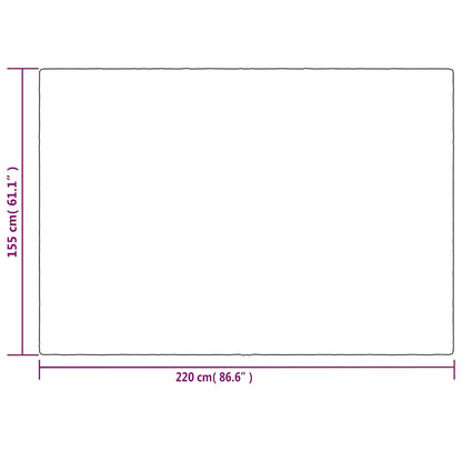 Coperta Ponderata con Copertura Grigia 155x220 cm 7 kg Tessuto