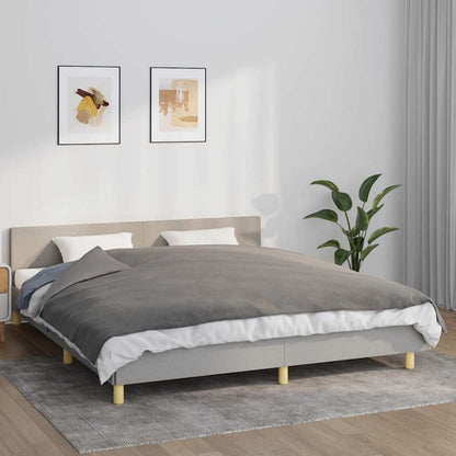 Coperta Ponderata con Copertura Grigia 155x220 cm 7 kg Tessuto | homemem39