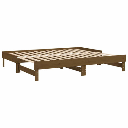 Dormeuse Estraibile Ambra 2x(100x200) cm Legno Massello di Pino