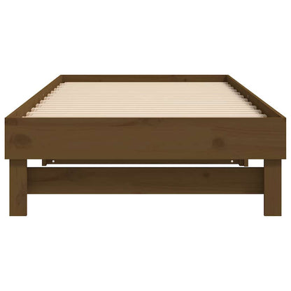 Dormeuse Estraibile Ambra 2x(100x200) cm Legno Massello di Pino