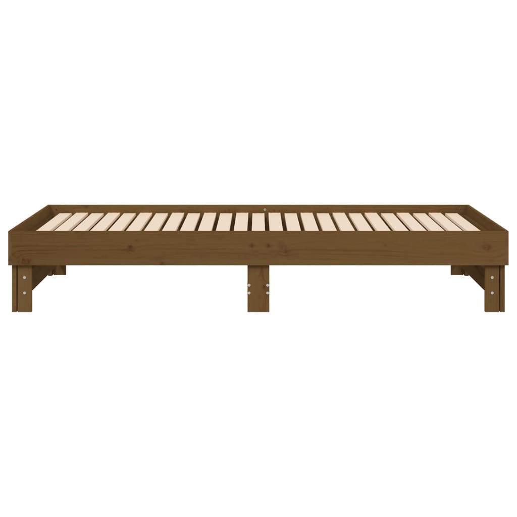 Dormeuse Estraibile Ambra 2x(100x200) cm Legno Massello di Pino - homemem39