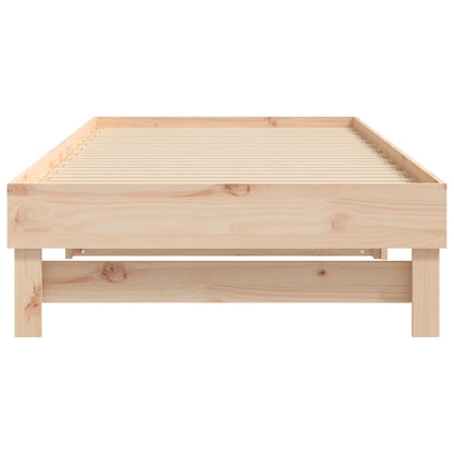 Dormeuse Estraibile 2x(90x200) cm Legno Massello di Pino - homemem39