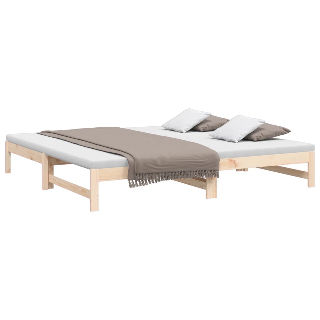 Dormeuse Estraibile 2x(80x200) cm in Legno Massello di Pino | homemem39