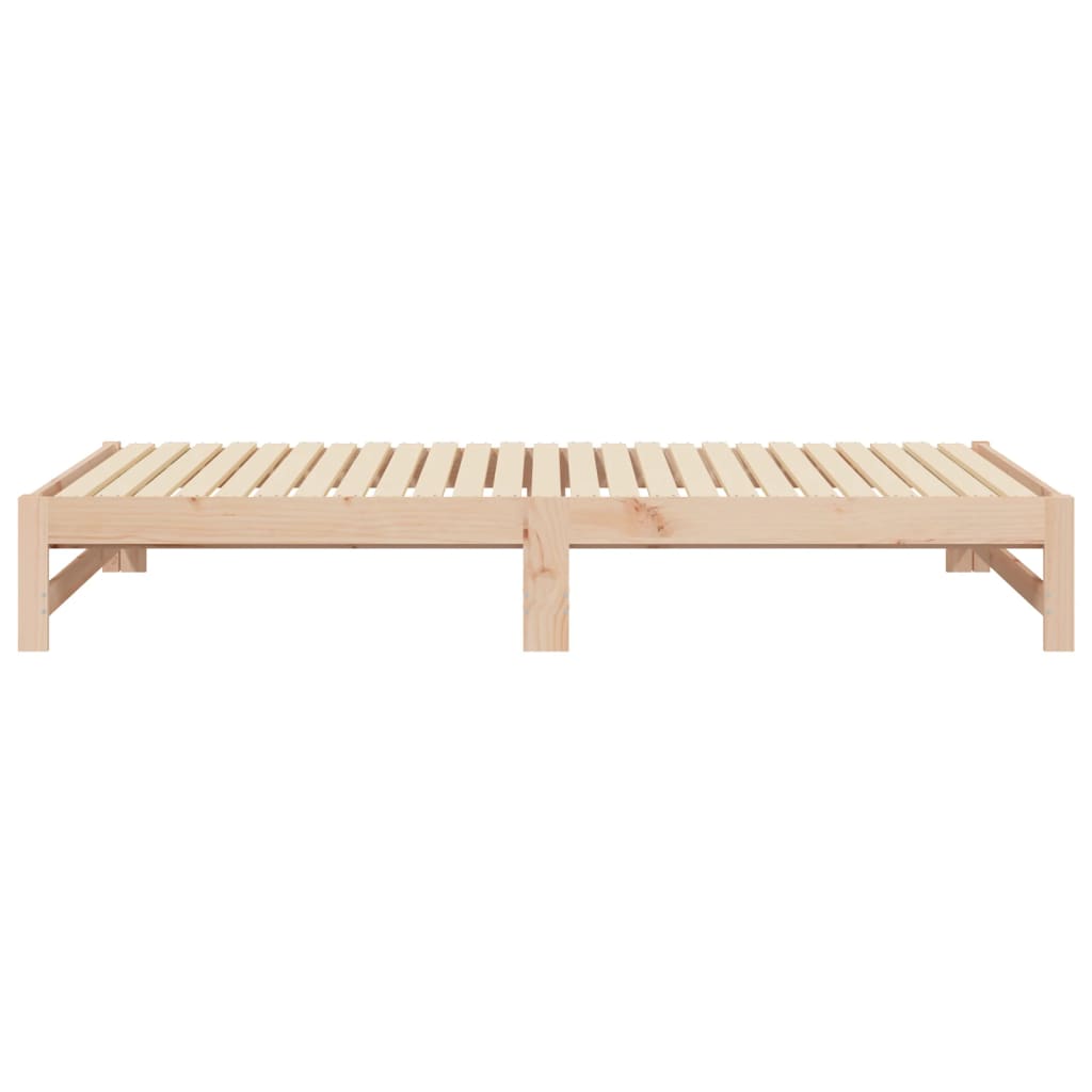 Dormeuse Estraibile 2x(80x200) cm in Legno Massello di Pino | homemem39
