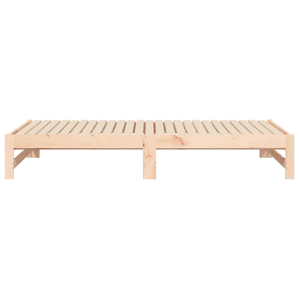 Dormeuse Estraibile 75x190 cm Legno Massello di Pino