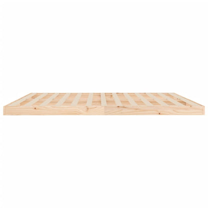 Giroletto senza Materasso 200x200 cm in Legno Massello di Pino - homemem39