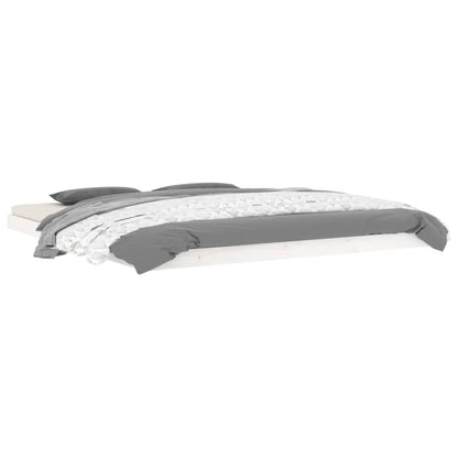 Giroletto senza Materasso Bianco 180x200 cm Legno Massello Pino - homemem39