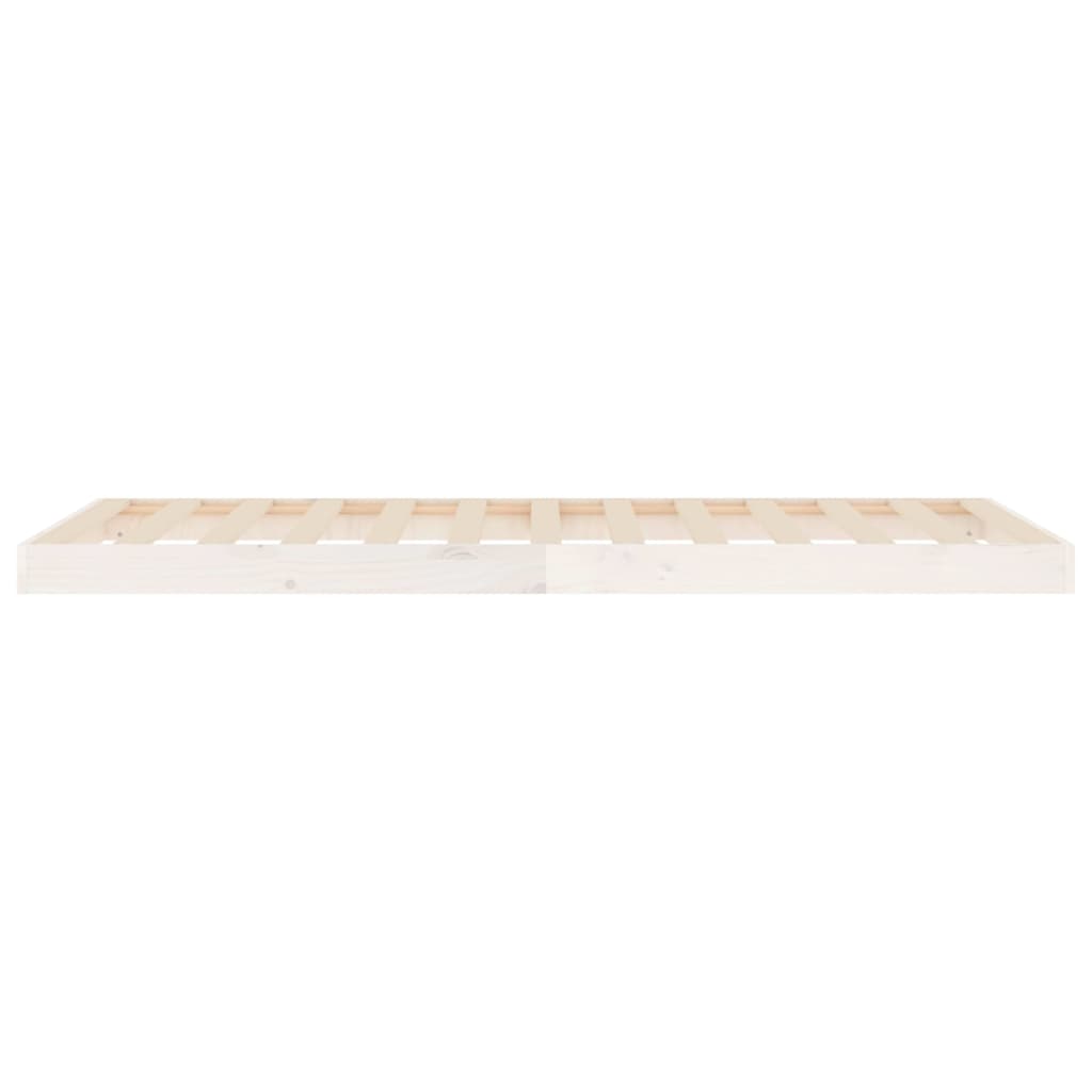Giroletto Bianco 90x190 cm Single in Legno Massello di Pino | homemem39