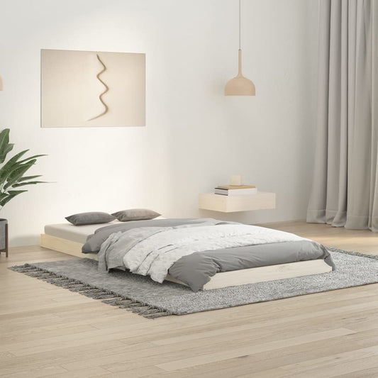 Giroletto Bianco 90x190 cm Single in Legno Massello di Pino | homemem39