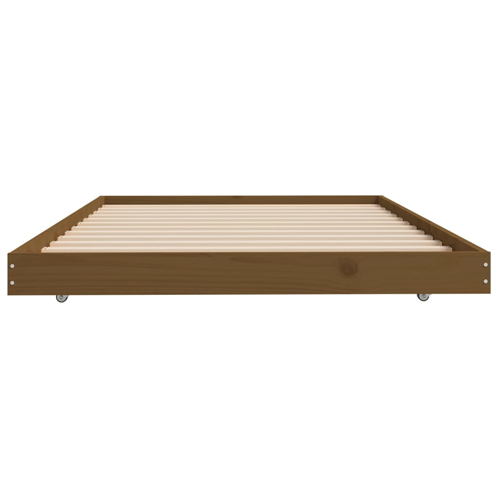 Giroletto Marrone Ambra 80x200 cm in Legno Massello di Pino - homemem39
