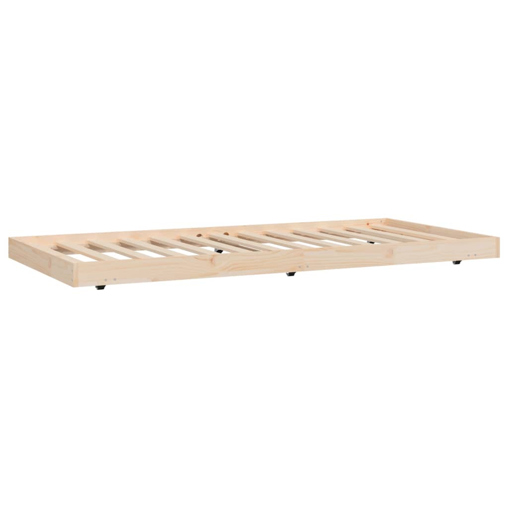 Giroletto senza Materasso 75x190 cm in Legno Massello di Pino | homemem39