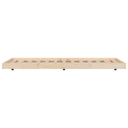 Giroletto senza Materasso 75x190 cm in Legno Massello di Pino | homemem39
