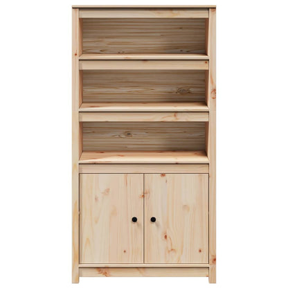 Credenza 80x35x154 cm in Legno Massello di Pino - homemem39
