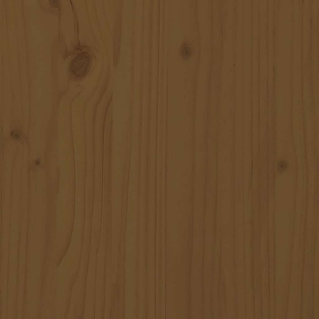 Credenza Marrone Ambra 110x40x78 cm in Legno Massello di Pino