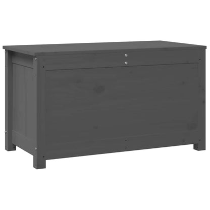 Contenitore Portaoggetti Grigio 80x40x45,5cm Massello di Pino - homemem39