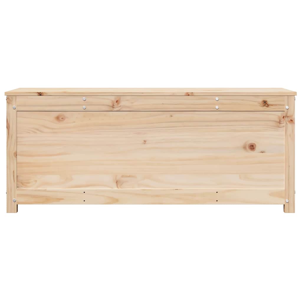 Contenitore Portaoggetti 110x50x45,5 cm Legno Massello Pino - homemem39