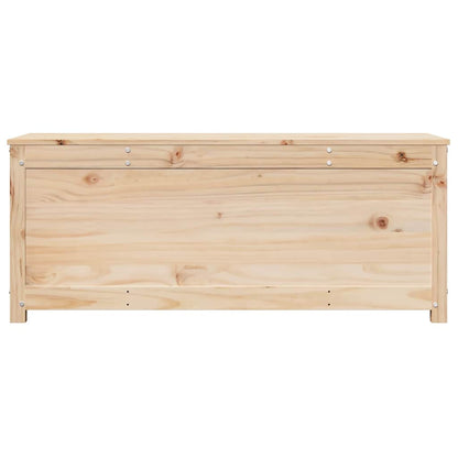 Contenitore Portaoggetti 110x50x45,5 cm Legno Massello Pino - homemem39