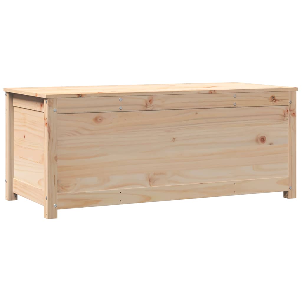 Contenitore Portaoggetti 110x50x45,5 cm Legno Massello Pino - homemem39