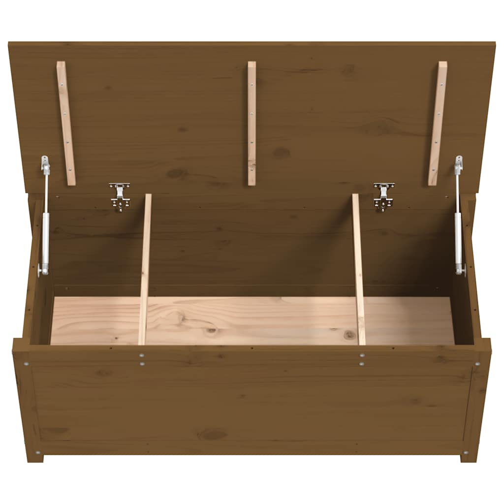 Contenitore Portaoggetti Ambra 110x50x45,5cm Massello di Pino - homemem39