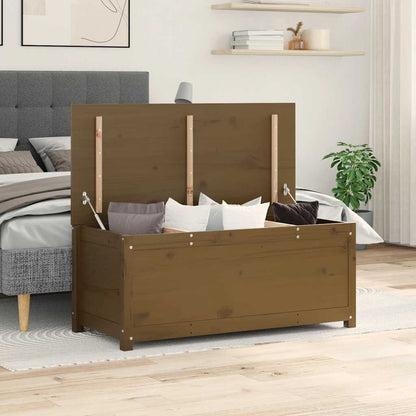 Contenitore Portaoggetti Ambra 110x50x45,5cm Massello di Pino - homemem39