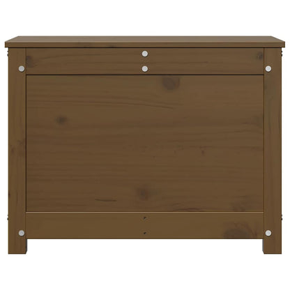 Contenitore Portaoggetti Ambra 60x32x45,5cm Legno Massello Pino - homemem39