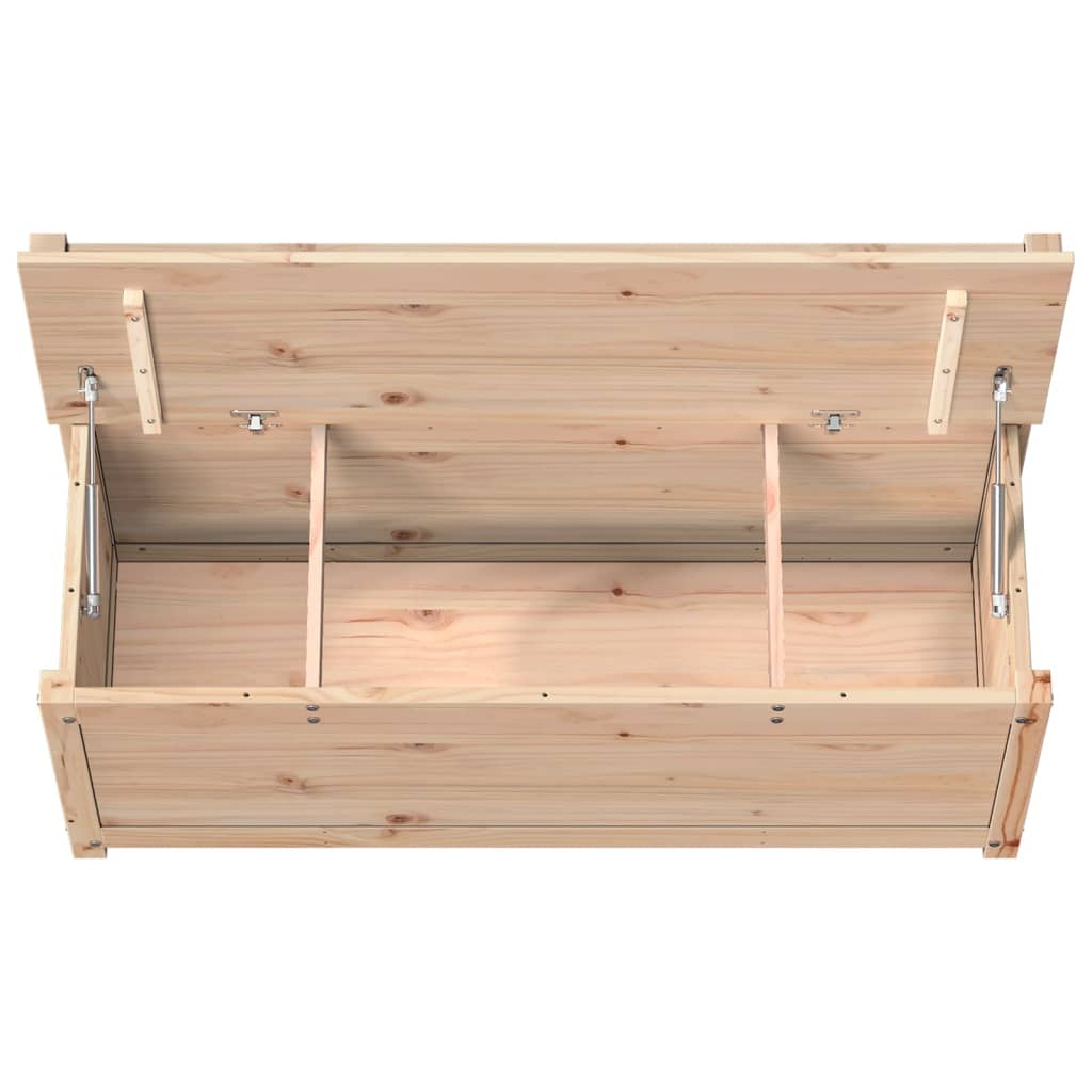 Panca 110x41x76,5 cm in Legno Massello di Pino - homemem39