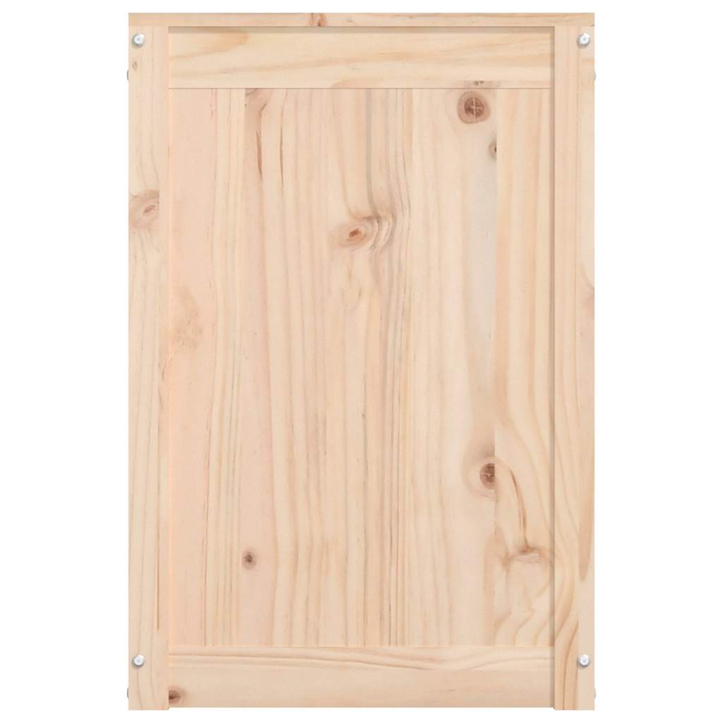 Contenitore per Bucato 88,5x44x66 cm Legno Massello Pino