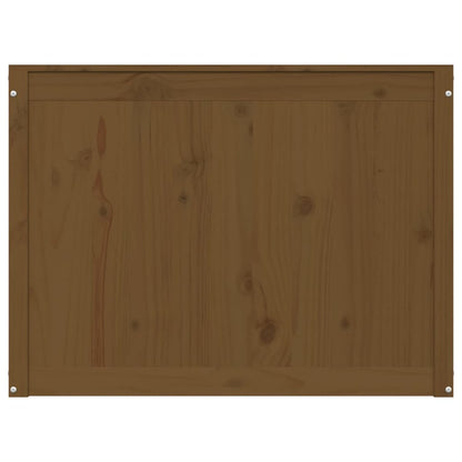 Contenitore per Bucato Ambra 88,5x44x66 cm Legno Massello Pino - homemem39