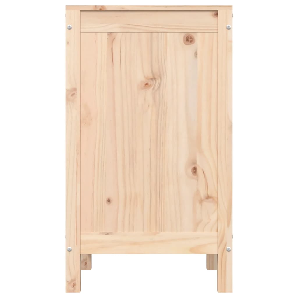 Contenitore per Bucato 44x44x76 cm Legno Massello Pino | homemem39