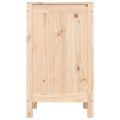 Contenitore per Bucato 44x44x76 cm Legno Massello Pino | homemem39