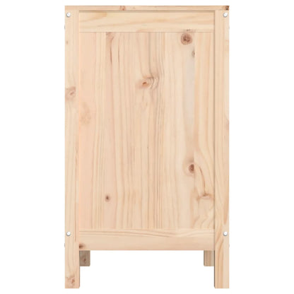 Contenitore per Bucato 44x44x76 cm Legno Massello Pino | homemem39