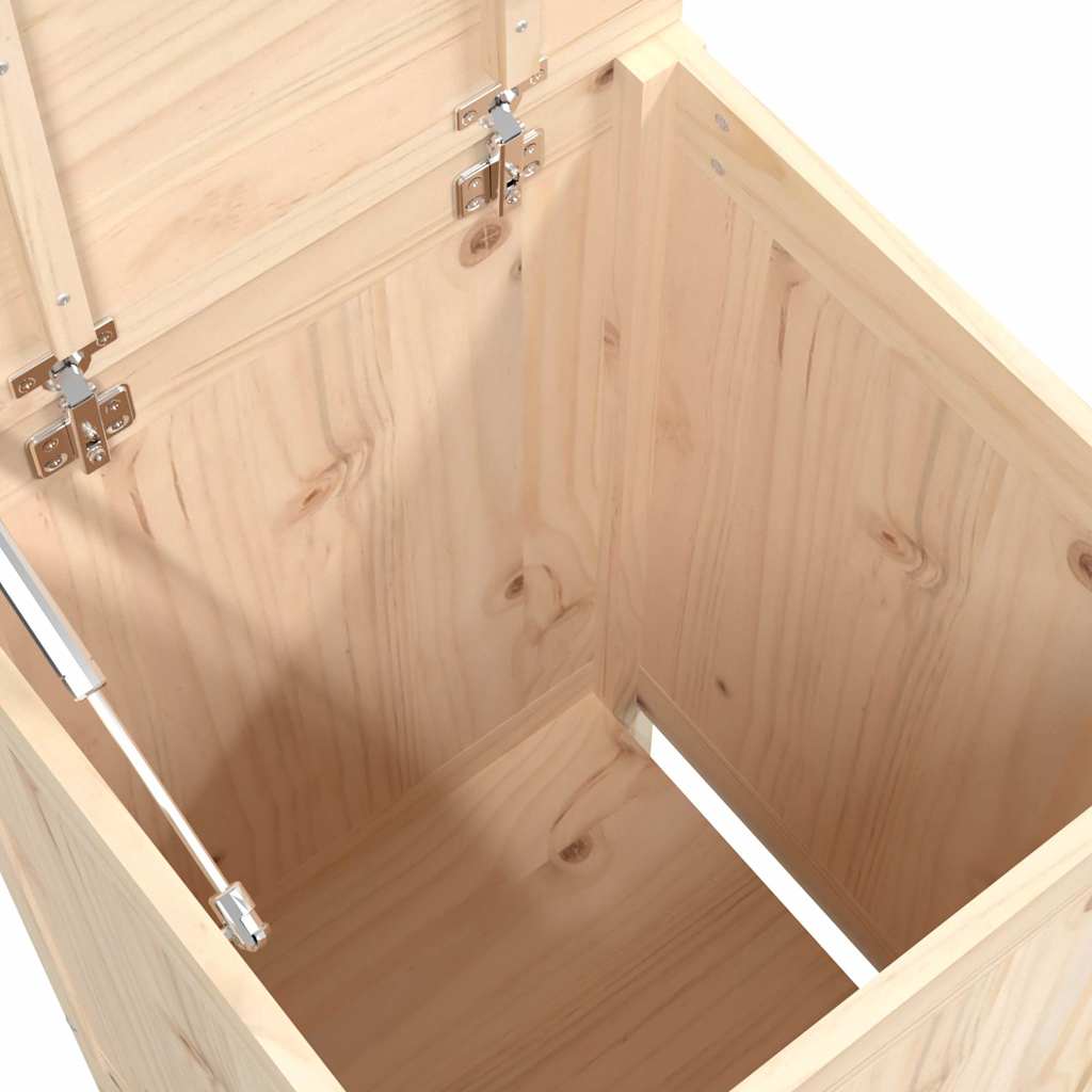 Contenitore per Bucato 44x44x76 cm Legno Massello Pino