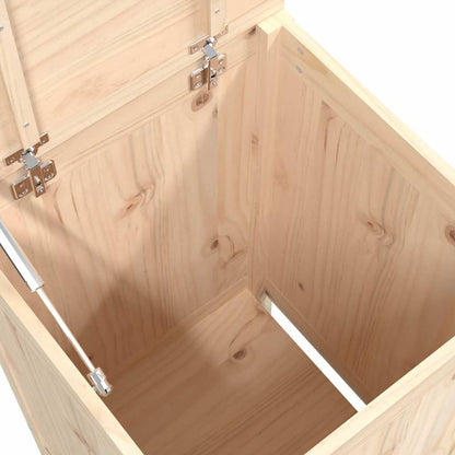 Contenitore per Bucato 44x44x76 cm Legno Massello Pino