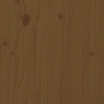 Contenitore per Bucato Ambra 44x44x76 cm Legno Massello Pino