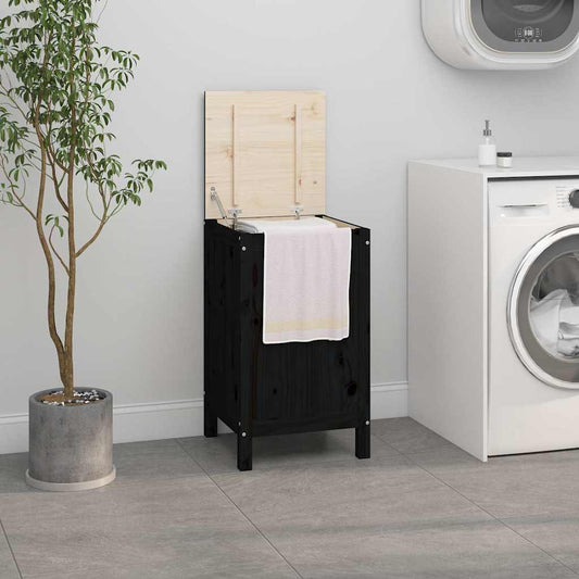 Contenitore per Bucato Legno Massello Pino