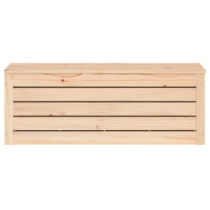 Contenitore Portaoggetti 89x36,5x33 cm Legno Massello Pino - homemem39