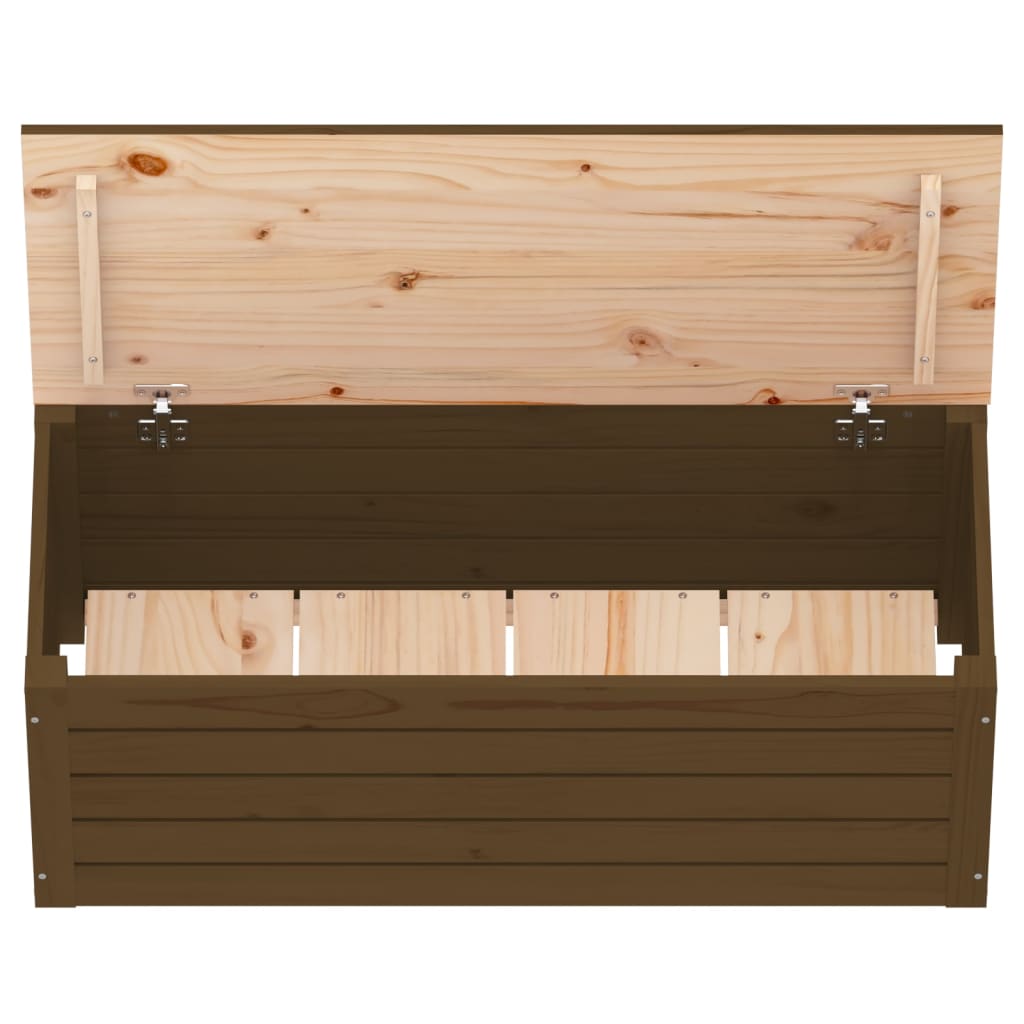 Contenitore Portaoggetti Ambra 89x36,5x33cm Legno Massello Pino - homemem39