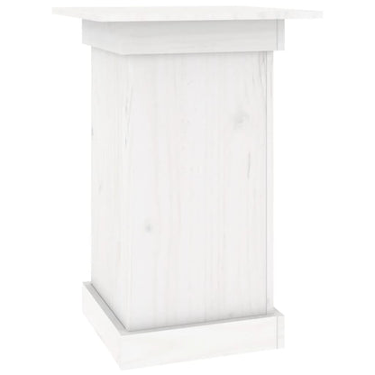 Portafiori bianco 40x40x60 cm in Legno Massello di Pino - homemem39