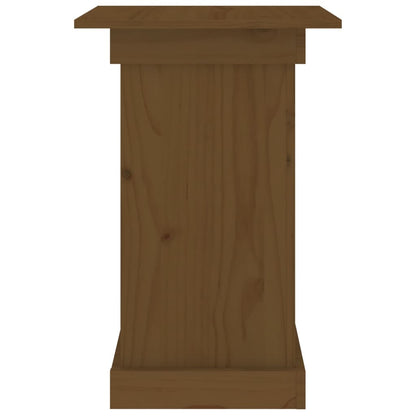 Portafiori Marrone Ambra 40x40x60 cm in Legno Massello di Pino - homemem39