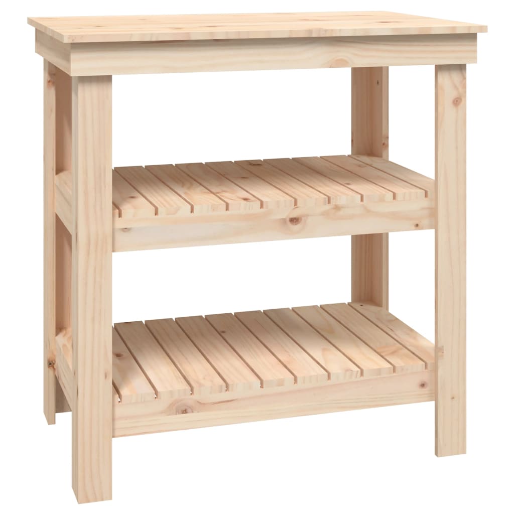 Banco da Lavoro 78,5x50x80 cm in Legno Massello di Pino | homemem39