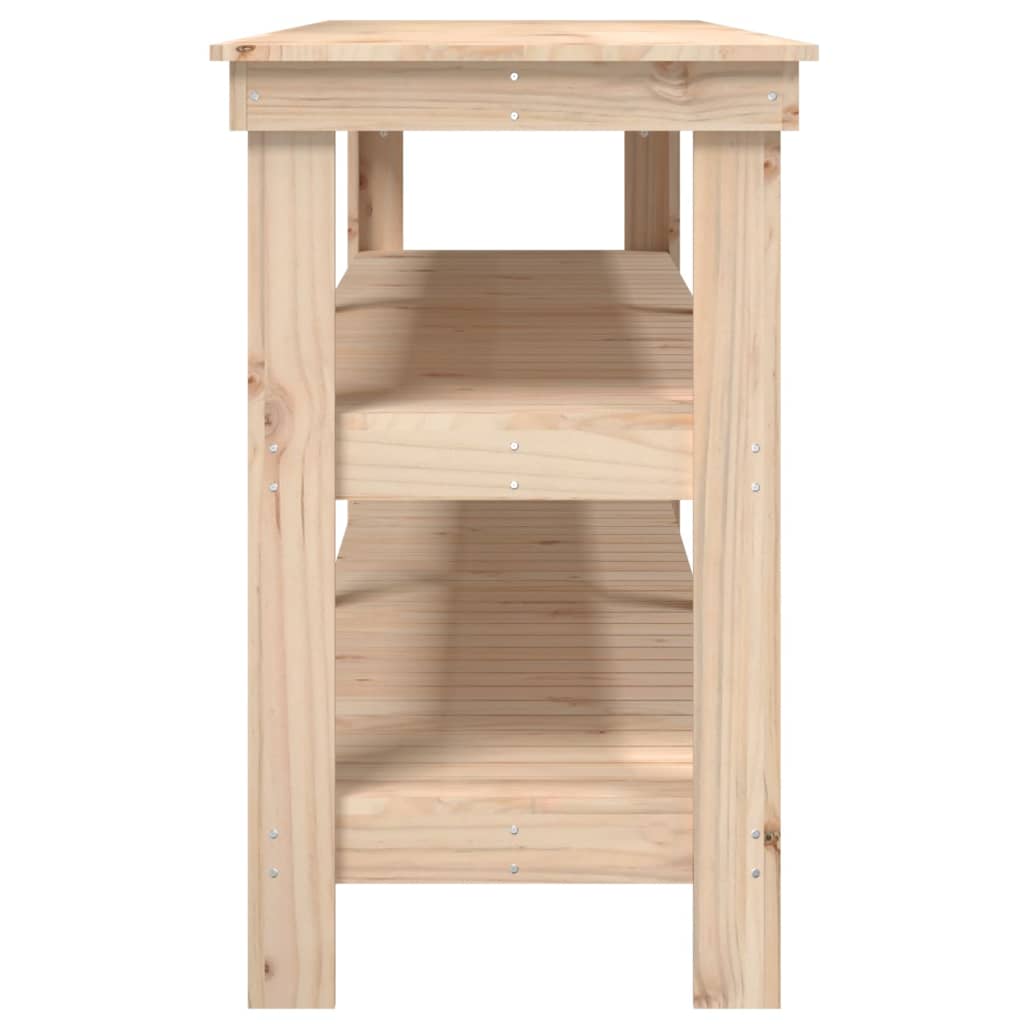 Banco da Lavoro 181x50x80 cm in Legno Massello di Pino | homemem39