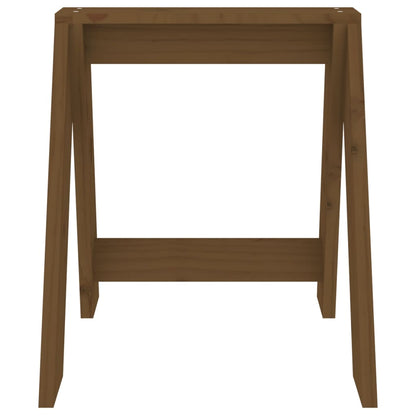 Sgabelli 2 pz Marrone Ambra 40x40x45 cm Legno Massello di Pino - homemem39