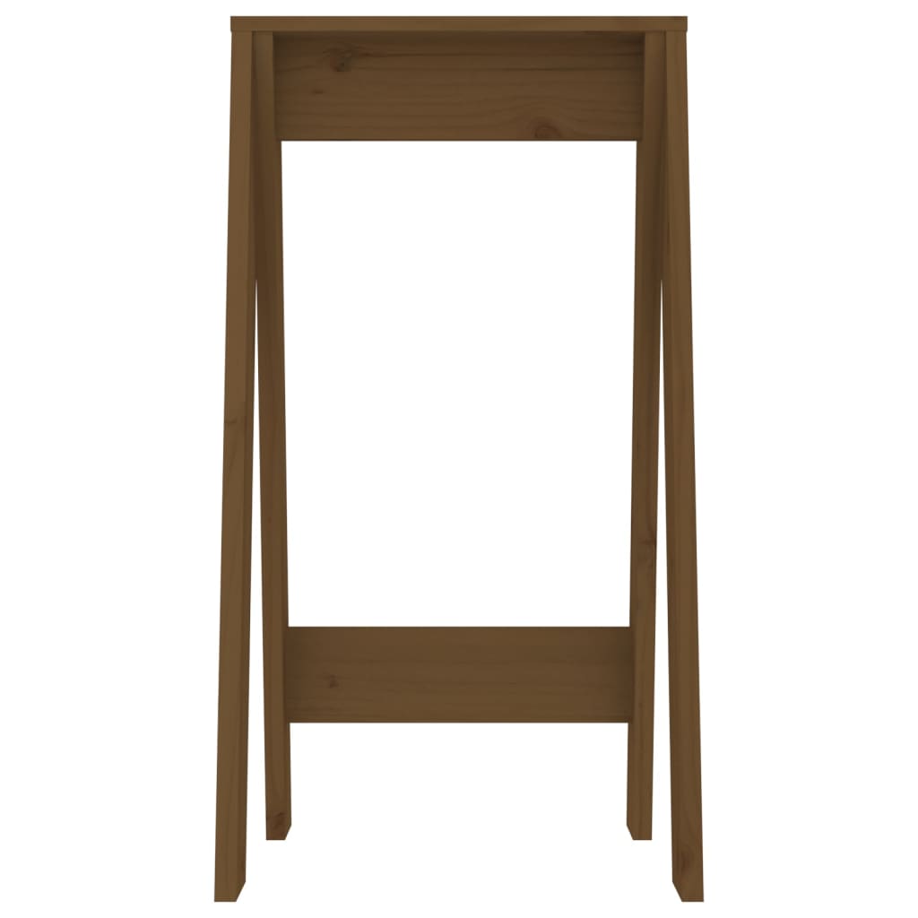 Sgabelli 2 pz Marrone Ambra 40x40x75 cm Legno Massello di Pino - homemem39