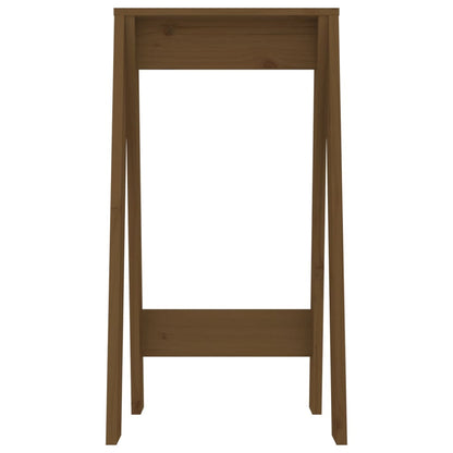 Sgabelli 2 pz Marrone Ambra 40x40x75 cm Legno Massello di Pino - homemem39