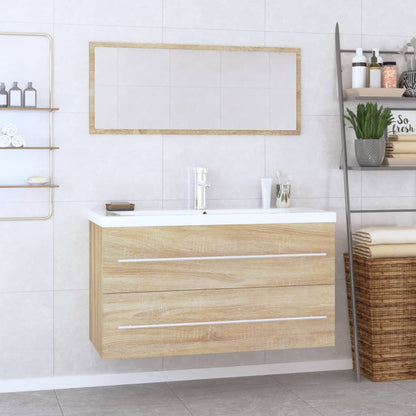 Set Mobili da Bagno 3 pz Rovere Sonoma | homemem39