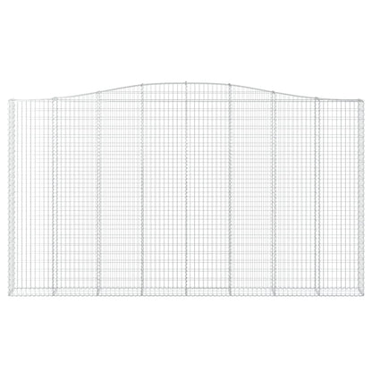 Cesto Gabbione ad Arco 400x30x220/240 cm Ferro Zincato | homemem39