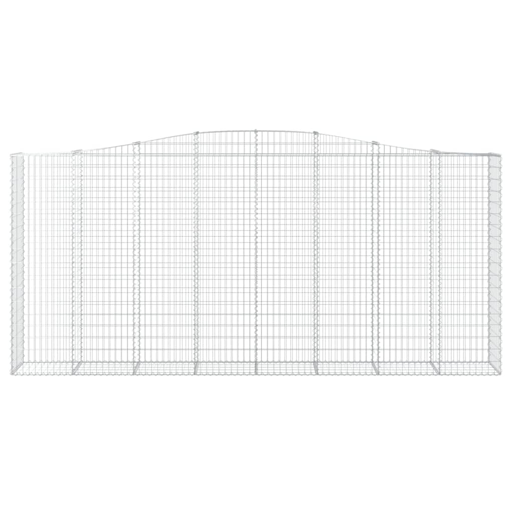 Cesto Gabbione ad Arco 400x50x180/200 cm Ferro Zincato - homemem39